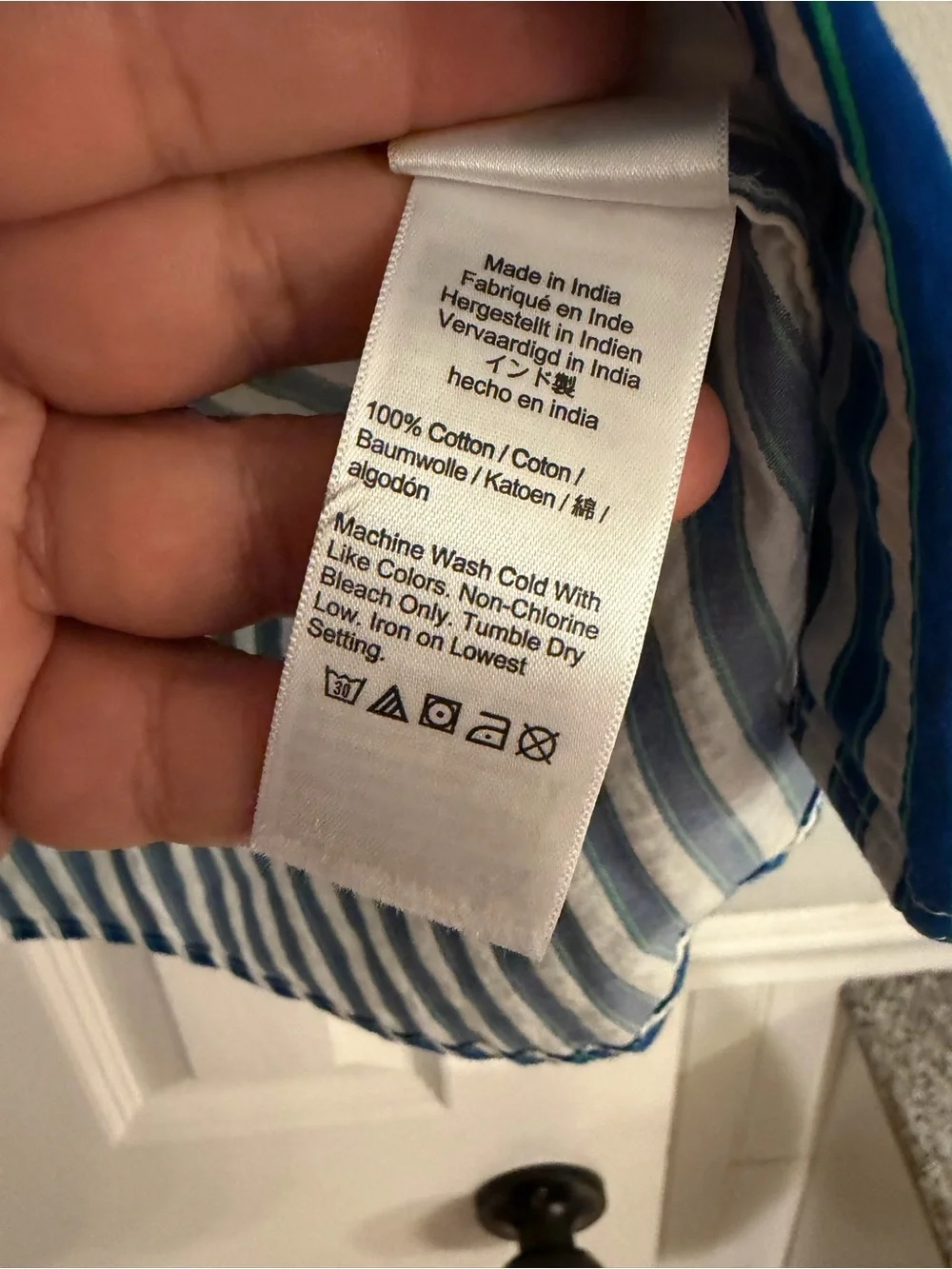 J.Crew Classic Fit Blue Stripe Button Down Shirt NWT 00